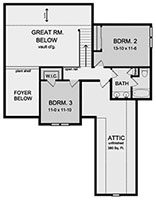 Plan GL-2614 Second Floor